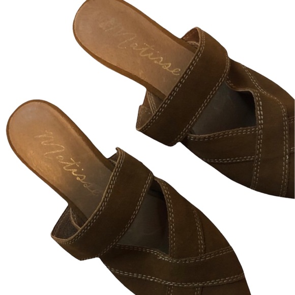 Women’s fall Matisse Dagar pointy toe slip on mules Flats with kitten heel - Picture 4 of 5